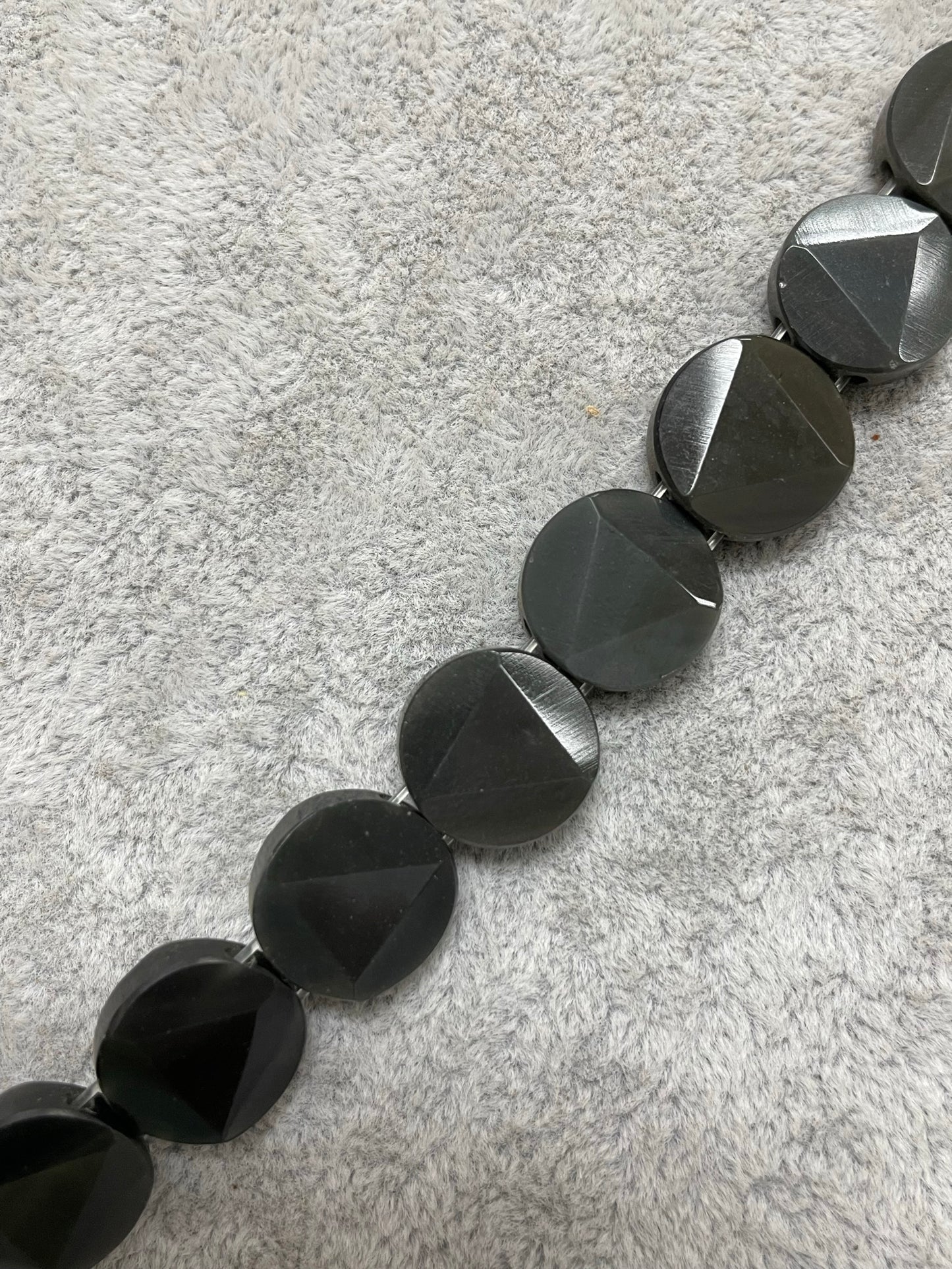 Stone Loose Bead, David Star, Rainbow Obsidian
