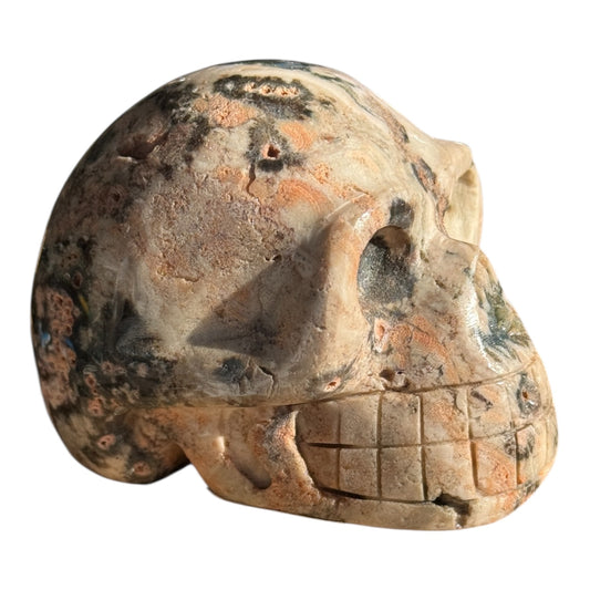 Stone Skull, Ocean Jasper, 68mm