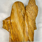 Picture Jasper Medieval Falconer and Parrot Sculpture, Hand Carved Carving