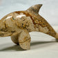 Picture Jasper Dolphin, Hand Carved Carving