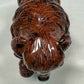Mahogany Obsidian Bufflo Sculpture, Hand Carved Carving