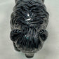Black Obsidian Bufflo Sculpture, Hand Carved Carving