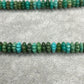 Stone Loose Bead, Carved Flower, Chinese Turquoise