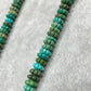 Stone Loose Bead, Carved Flower, Chinese Turquoise