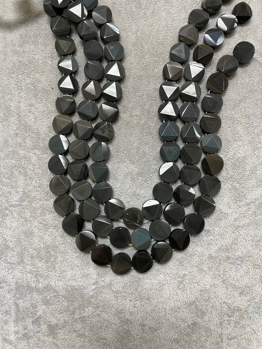 Stone Loose Bead, David Star, Rainbow Obsidian