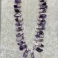 Stone Loose Bead, Dog Teeth, Chevron Amethyst
