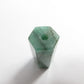 Stone Loose Bead, Long Hexagon, Emerald Matrix