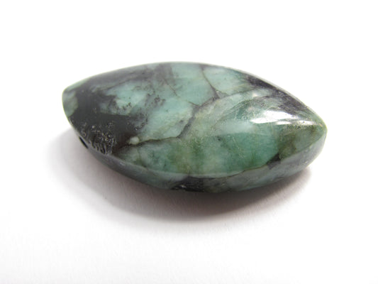 Stone Pendant, Marquise, Emerald Matrix