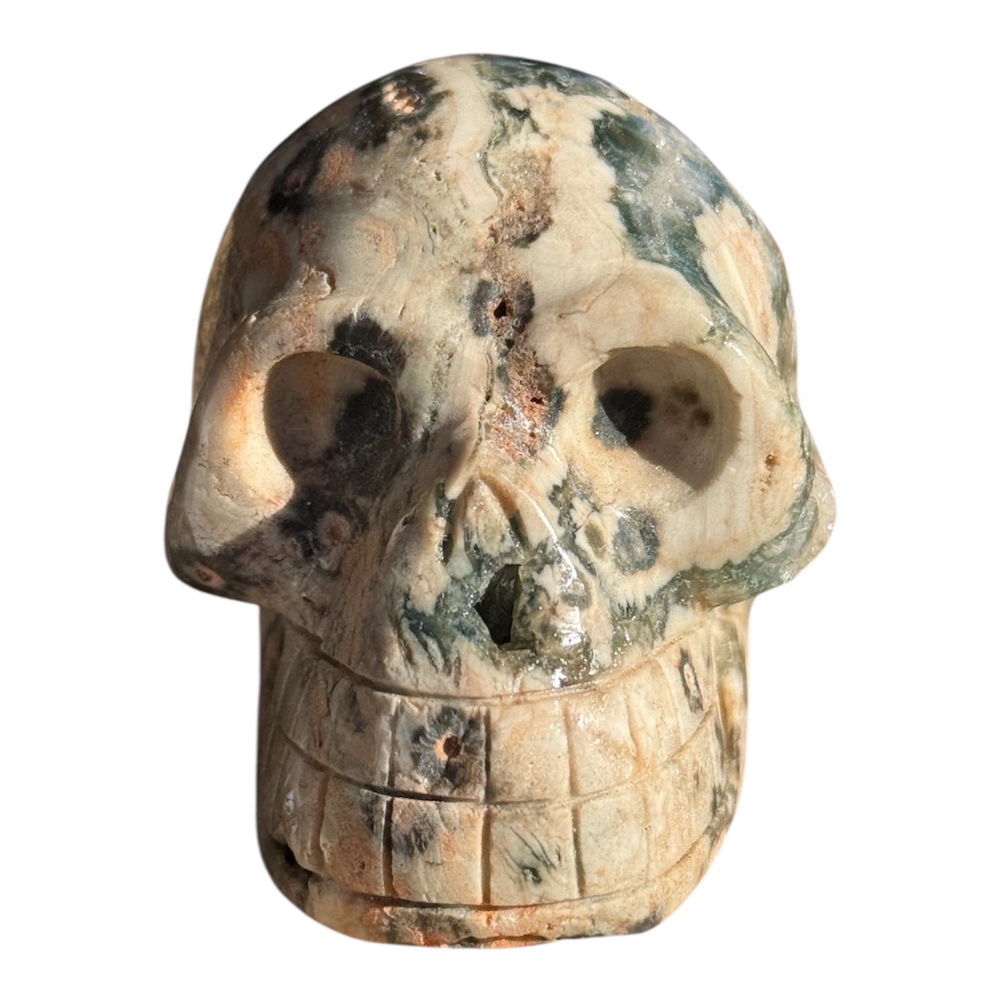 Stone Skull, Ocean Jasper, 68mm