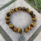 Stone Tree of Life Charm Bracelet, Fluorite